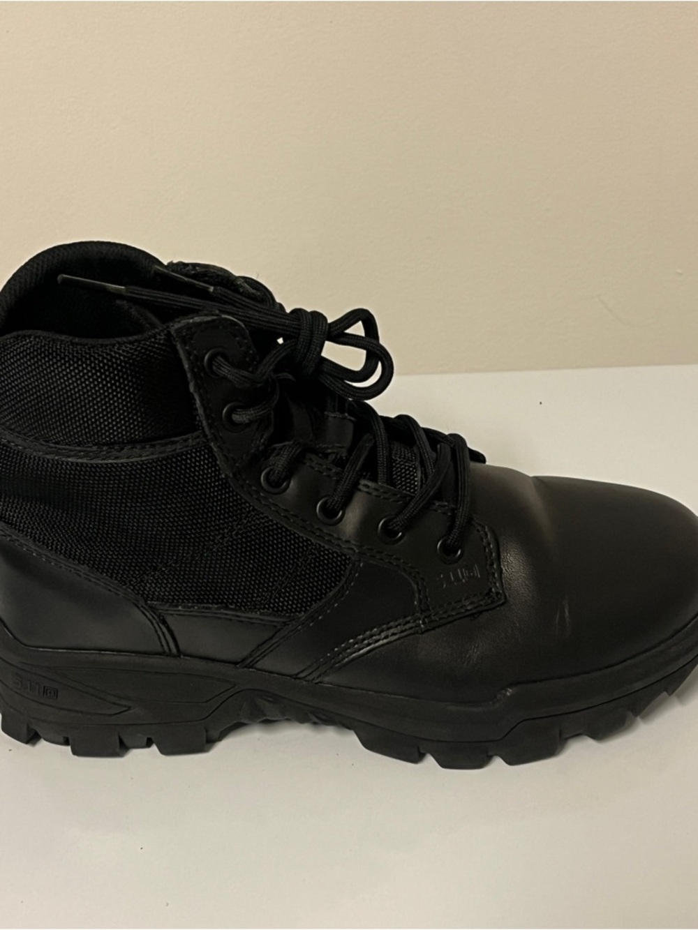 5.11 Tactical Boots Black Speed 3.0 Leather 5" Boots Men's Size 7 - WORN ONCE! - Picture 10 of 12